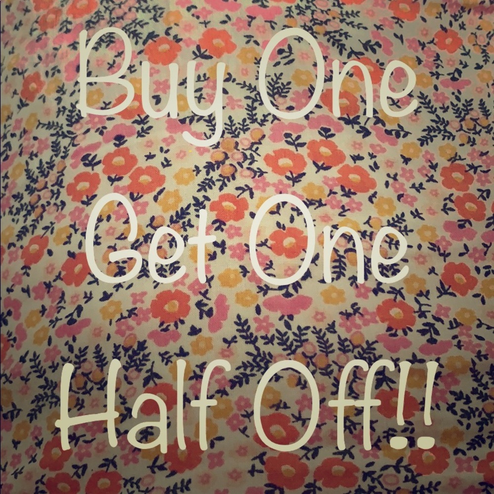 BOGO 1/2 Off
